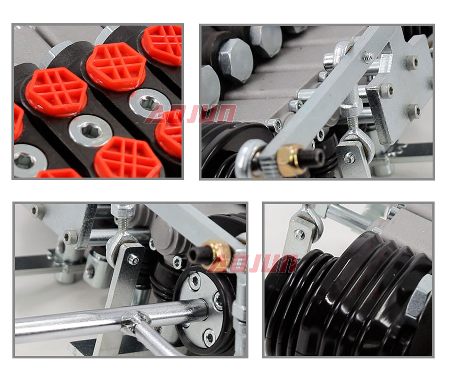 8 Spool Manual and Joystick Sectional Directional Valve DCV60-PG2 detailed image